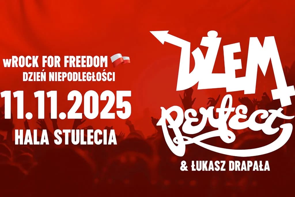 wROCK for Freedom 2025: Dżem + Perfect & Łukasz Drapała